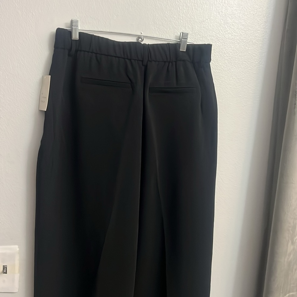 Target A New Day Black Trousers Elastic Waist  - Size 4Long - Picture 2 of 11